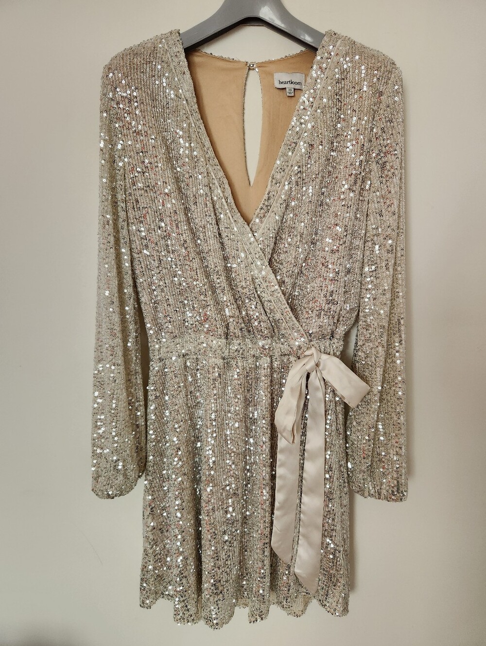 Heartloom sequin mini dress XS